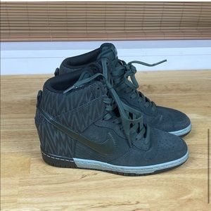 Nike sky high hidden wedges